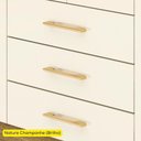 Ver imagem 3 de Guarda Roupa Solteiro 120 Cm 4 Portas 10088 Nature Champanhe Vlr Nature Champanhe