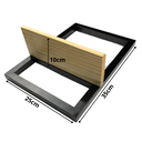 Ver imagem 6 de 2x Prateleira Nicho em Quadro Ferro Estilo Industrial