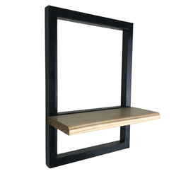 2x Prateleira Nicho em Quadro Ferro Estilo Industrial - 2