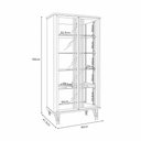 Ver imagem 7 de Cristaleira Évora Off White/cinamomo 2 Portas de Vidro - Hb Móveis