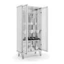 Ver imagem 6 de Cristaleira Évora Off White/cinamomo 2 Portas de Vidro - Hb Móveis