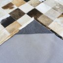 Ver imagem 3 de Tapete de Couro Marrom Misto 2,50x2,50 com Borda Peça 10x10