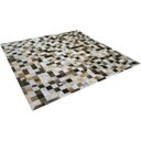 Ver imagem 2 de Tapete de Couro Marrom Misto 2,50x2,50 com Borda Peça 10x10