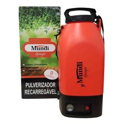 Pulverizador Elétrico Recarregável 9 Litros 12 V Mundi - 2