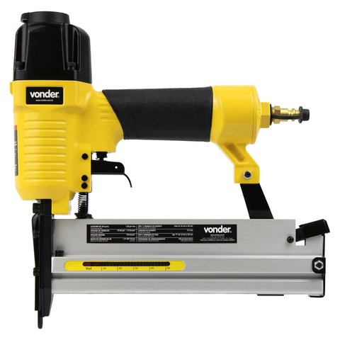 Grampeador Pinador Pneumático Profissional GPV 201 Vonder Para Grampo Reto E Pino Tipo F