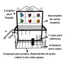Ver imagem 3 de Escorredor de Pratos, Copos e Talheres em Ferro:panelinhas