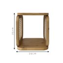 Ver imagem 4 de Nicho Decorativo Mariah 25x25cm Branco