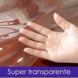 Plástico Transparente Cristal Mesa Capa Costura 2,50 X 1,40 M - 2