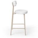 Ver imagem 7 de Kit 04 Banquetas Baixa Cozinha Sala Jantar Bancada Milão Arena L02 Facto Branco - lyam decor