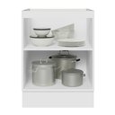 Ver imagem 5 de Balcão Madesa Lux 60 cm 1 Porta (Sem Tampo) Branco/Branco Veludo