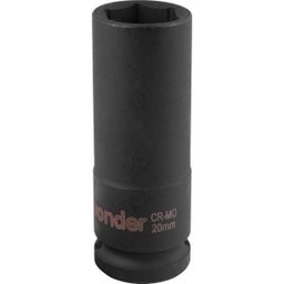 Soquete Sextavado de Impacto Longo Encaixe 1/2" 20mm Vonder - 2