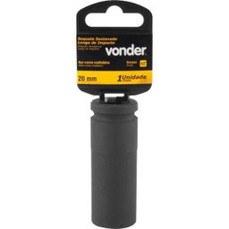 Soquete Sextavado de Impacto Longo Encaixe 1/2" 20mm Vonder - 1