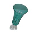 Ver imagem 5 de Taça P/champanhe Bohemia Grace Lap. Cristal 190ml Verde Gris