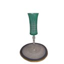 Ver imagem 7 de Taça P/champanhe Bohemia Grace Lap. Cristal 190ml Verde Gris