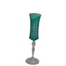 Taça P/champanhe Bohemia Grace Lap. Cristal 190ml Verde Gris - 6