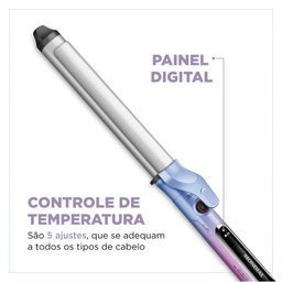 Modelador de Cachos By Juliette Mondial Rosa e Azul Bivolt MCJU03 - 7