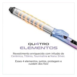 Modelador de Cachos By Juliette Mondial Rosa e Azul Bivolt MCJU03 - 4