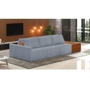 Ver imagem 6 de Sofá Ilha 3 Lugares Living 372cm Modulado Lary Linho K01 Cor Azul
