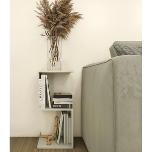 Móvel Multiuso Nichos Livros e Decorações30x30x65 Nude