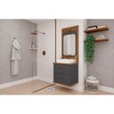 Ver imagem 1 de Conjunto Banheiro c/Espelho Milano/Monet 60cm Titanium MGM