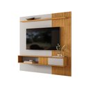 Ver imagem 1 de Painel TV até 70'' Ripado 181cm com Bancada Suspensa Atlas D04 - D'Rossi