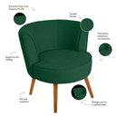 Ver imagem 4 de Kit 2 Poltronas Luna em Madeira de Eucalipto Movellu Home