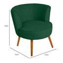 Ver imagem 3 de Kit 2 Poltronas Luna em Madeira de Eucalipto Movellu Home
