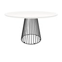 Ver imagem 2 de Tampo Redondo de Vidro Temperado Branco para Mesa 70cm