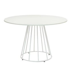 Tampo Redondo de Vidro Temperado Branco para Mesa 70cm - 7