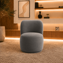 Ver imagem 2 de Poltrona Decorativa Bia Orgânica Veludo Recepção Sala Estar Quarto