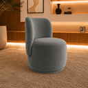 Ver imagem 3 de Poltrona Decorativa Bia Orgânica Veludo Recepção Sala Estar Quarto