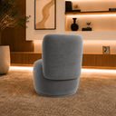 Ver imagem 5 de Poltrona Decorativa Bia Orgânica Veludo Recepção Sala Estar Quarto