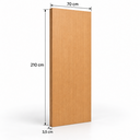Ver imagem 2 de Folha de Porta de Madeira Lisa Grando Semi-Oca 210CMX70CM