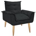 Ver imagem 2 de Poltrona Opala Laura para Amamentação Decorativa Tecido Suede Para, Quarto,sala de Estar, Recepção P