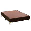 Ver imagem 1 de Cama Box Base Casal Universal Suede Brown (138x188x20) - Ortobom