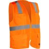 Colete Refletivo Bolso Laranja Ziper Cv109 - Vonder - 1