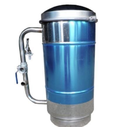 Filtro de Caixa d'água para Entrada Central 500 l/h Inox Tecsol - 1