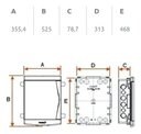 Ver imagem 5 de Tigre 27/36 c/Barramento Quadro de Distribuição Disjuntores