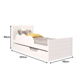 Cama Bibox Elza - Branco - 5