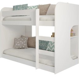 Beliche Infantil Montessoriano Baby Teen's com 1 Prateleira - Branco - 2