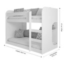 Ver imagem 4 de Beliche Infantil Montessoriano Baby Teen's com 1 Prateleira - Branco