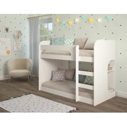 Beliche Infantil Montessoriano Baby Teen's com 1 Prateleira - Branco - 1