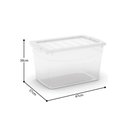 Ver imagem 3 de Caixa Organizadora 29 Litros Omni Box Curver Transparente Keter