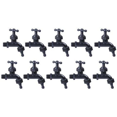 Torneira Plástica Reforçada Para Jardim e Tanque 1/2" | Utilimix | Kit 10 Un
