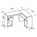 Ver imagem 5 de Mesa para Computador em L Nilo - Branco Fosco - Caemmun