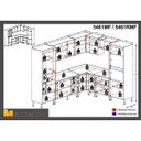 Ver imagem 4 de Cozinha Completa 10 Módulos 19 Portas Calábria Multimóveis