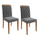 Ver imagem 1 de Kit 2 Cadeiras para Sala de Jantar Juliana - Madeira/joli