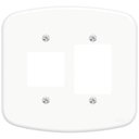 Ver imagem 1 de Placa Espelho 4"" X 4"" F23 Blanc - 0953 - Fame Placa Espelho F23 Blanc Fame 953