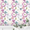 Ver imagem 2 de Papel de Parede Animal Canarinhos em Porcelanas Gh Papel de Parede 2,5m