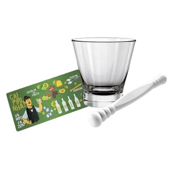 Kit Caipirinha em Vidro 3 Peças Euro Home - 1